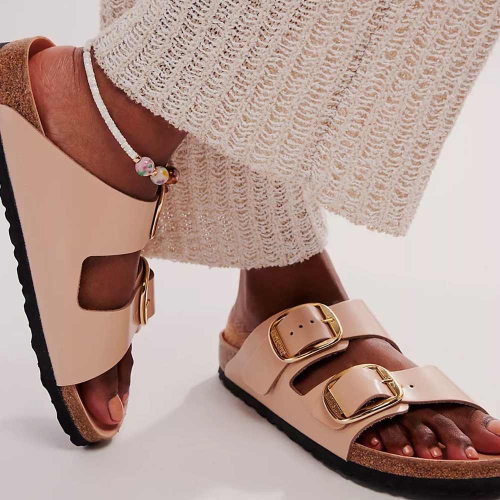 Birkenstock Arizona Big Buckle High Shine Sandals Size 37
